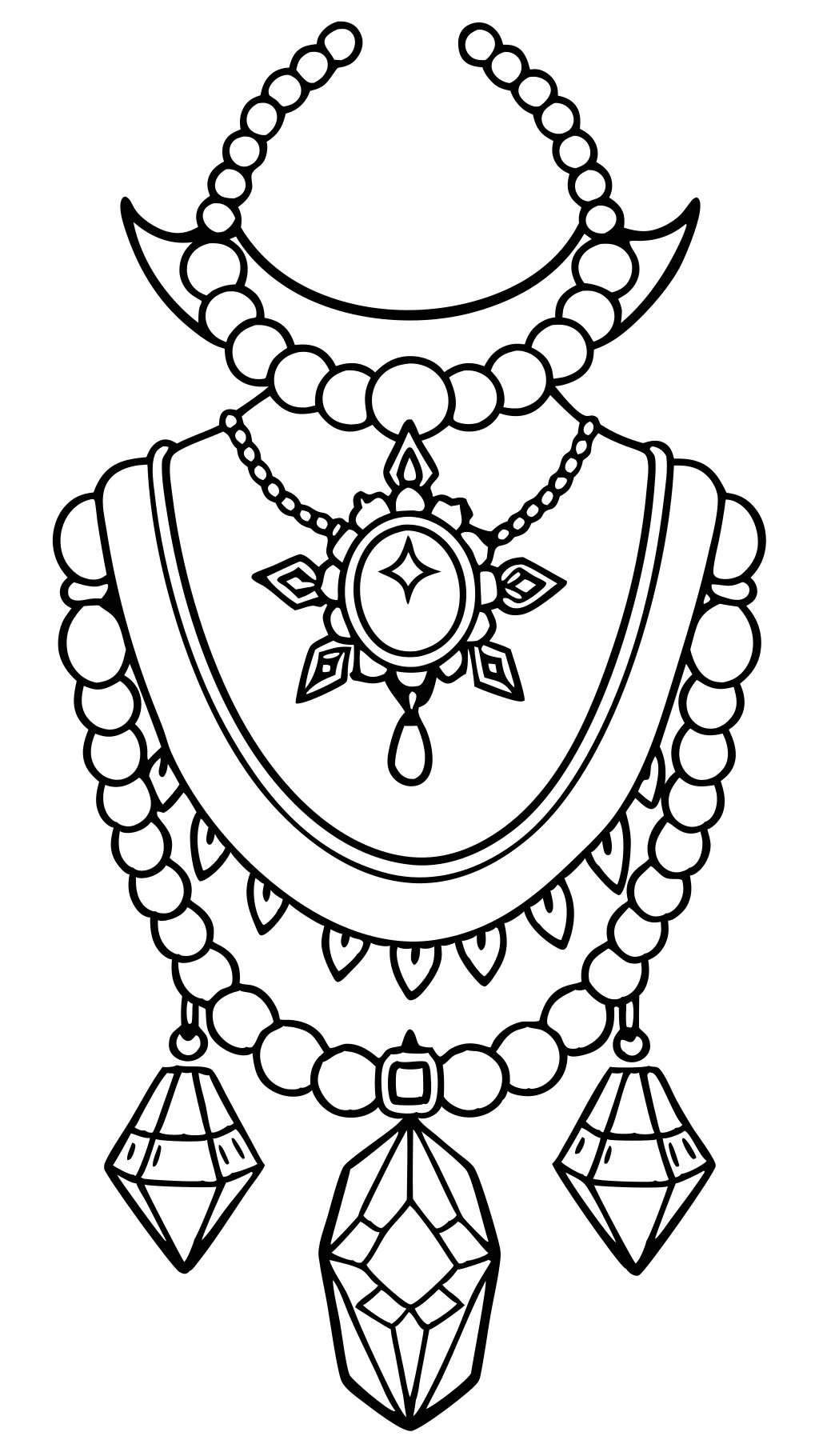 coloring pages of jewelry